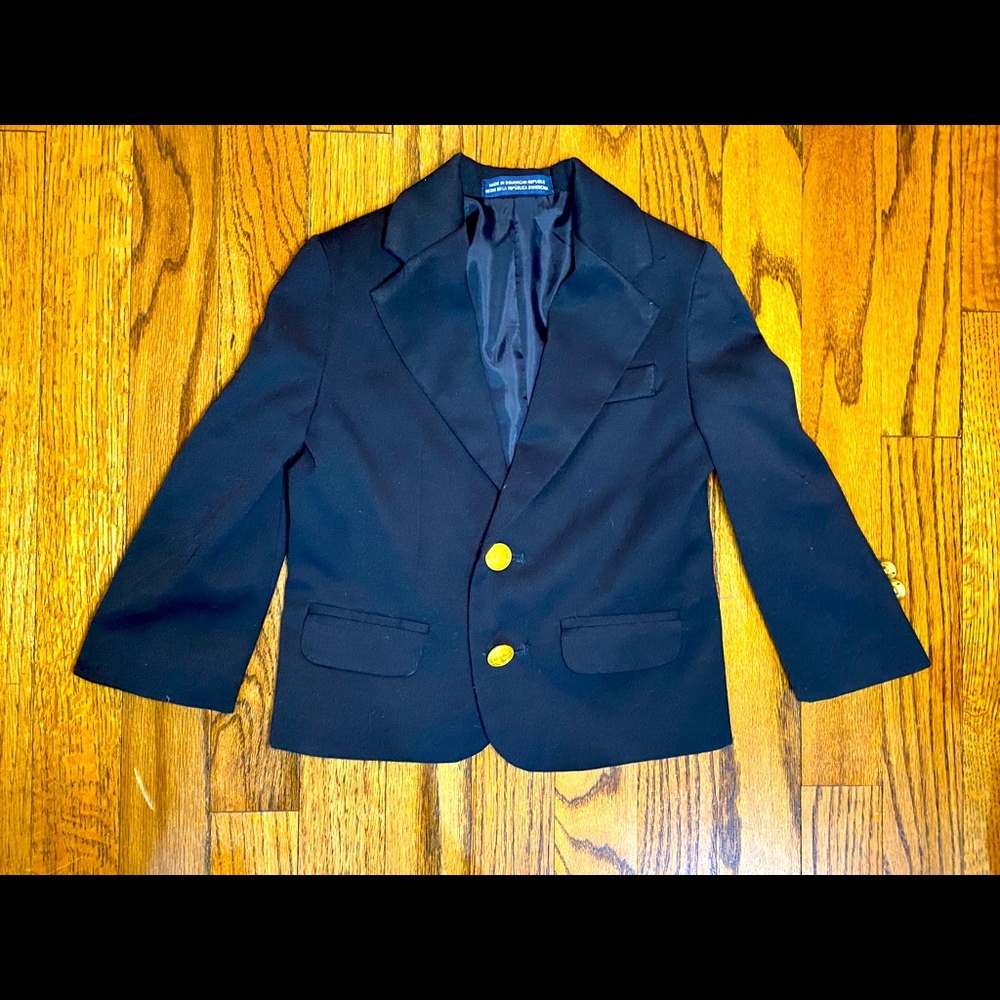 Navy Blazer Gold Buttons